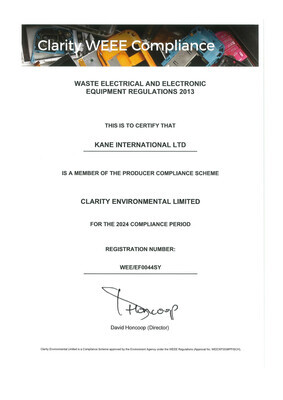 WEEE Certification