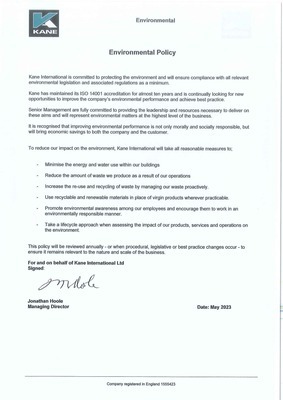 Environmental Policy Statement