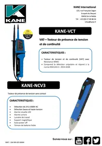 KANE-VCT - Fiche technique