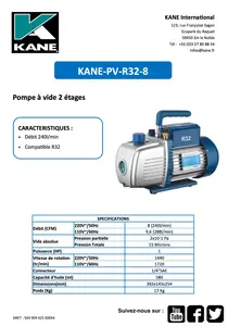 KANE-PV-R32-8 - Fiche technique