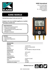 KANE-MAN10 - Fiche technique