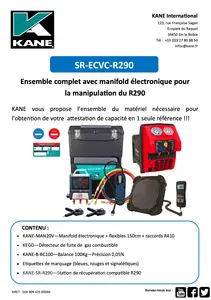SR-ECVC-R290 - Fiche technique