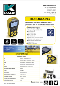FICHE TECHNIQUE - KANE-4GAZ-IP65