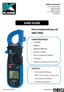 DL469 - Fiche technique