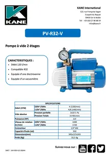 FICHE TECHNIQUE PV-R32-V
