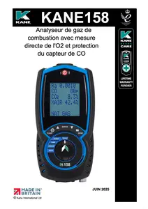 MANUEL D'UTILISATION KANE158