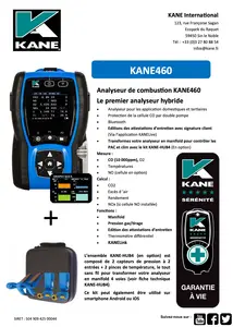 FICHE TECHNIQUE - KANE460